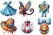 Wizard of Oz Clipart Dorothy Clipart, an Illustration by Watercolor design (Thumbnail 4 of 4)