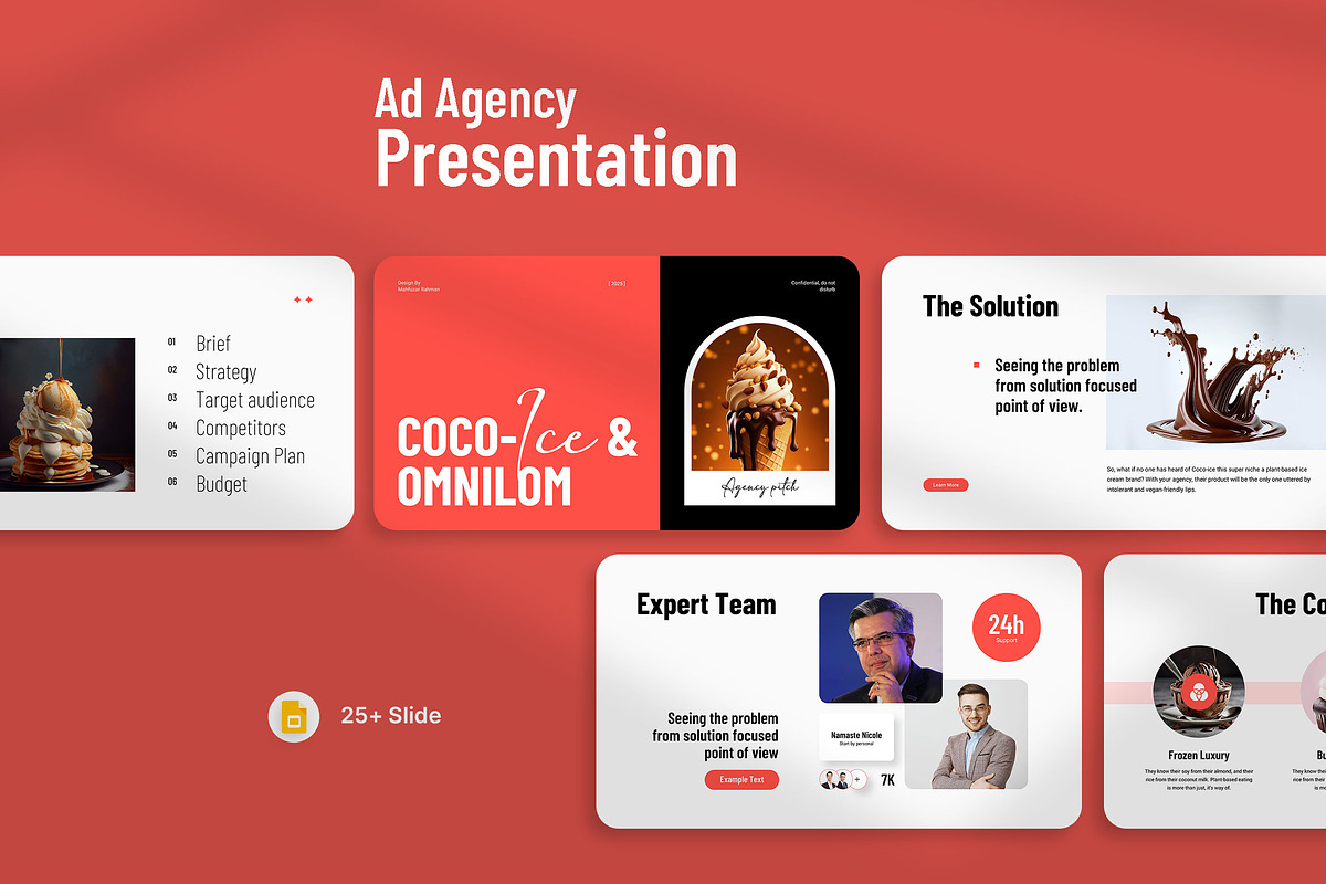 Ad Agency Pitch Presentation, a Presentation Template by KreateTribe (Photo 3 of 6)