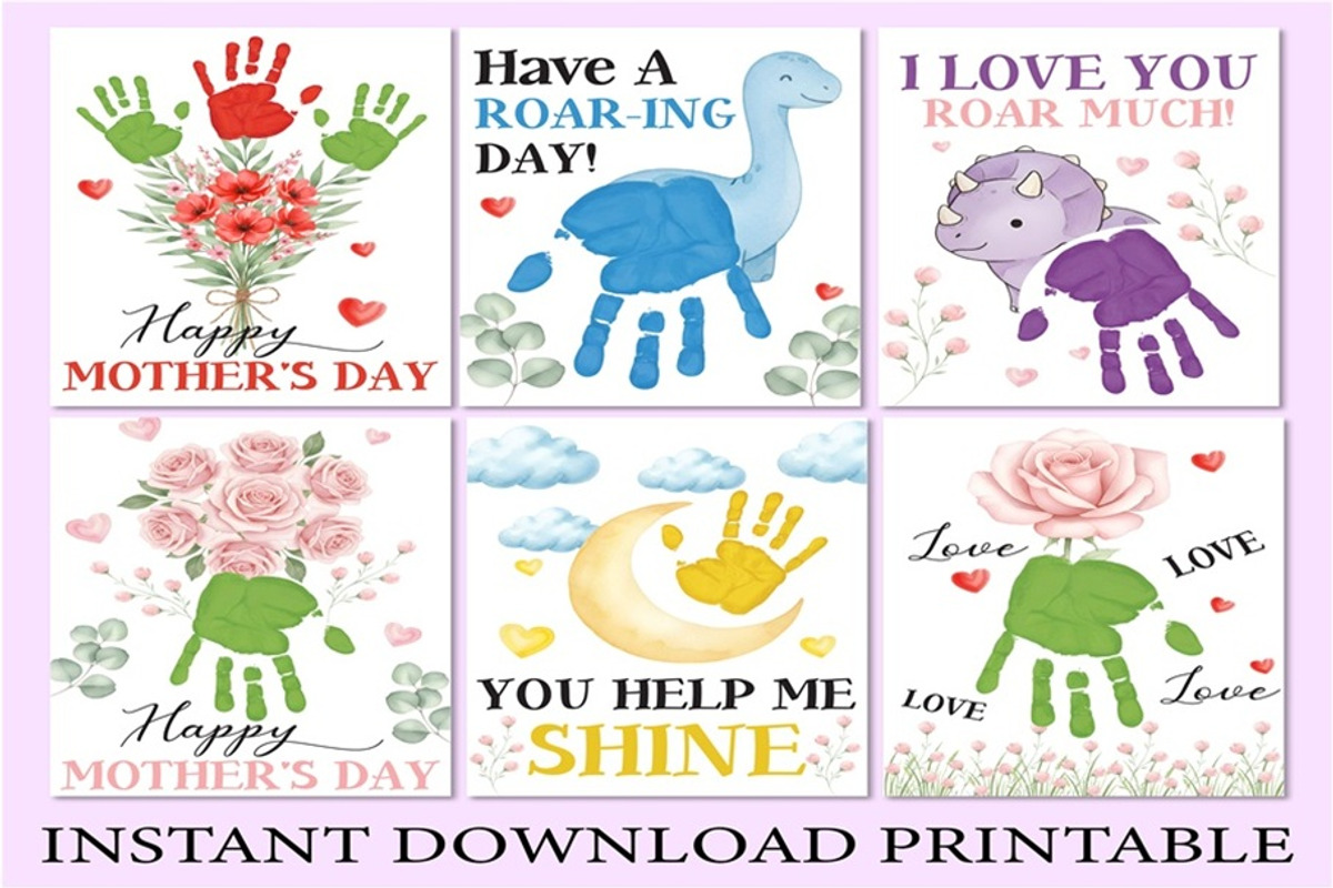 Mother's Day Printable Bundle, a Graphic by Digi_Design_World (Photo 2 of 4)