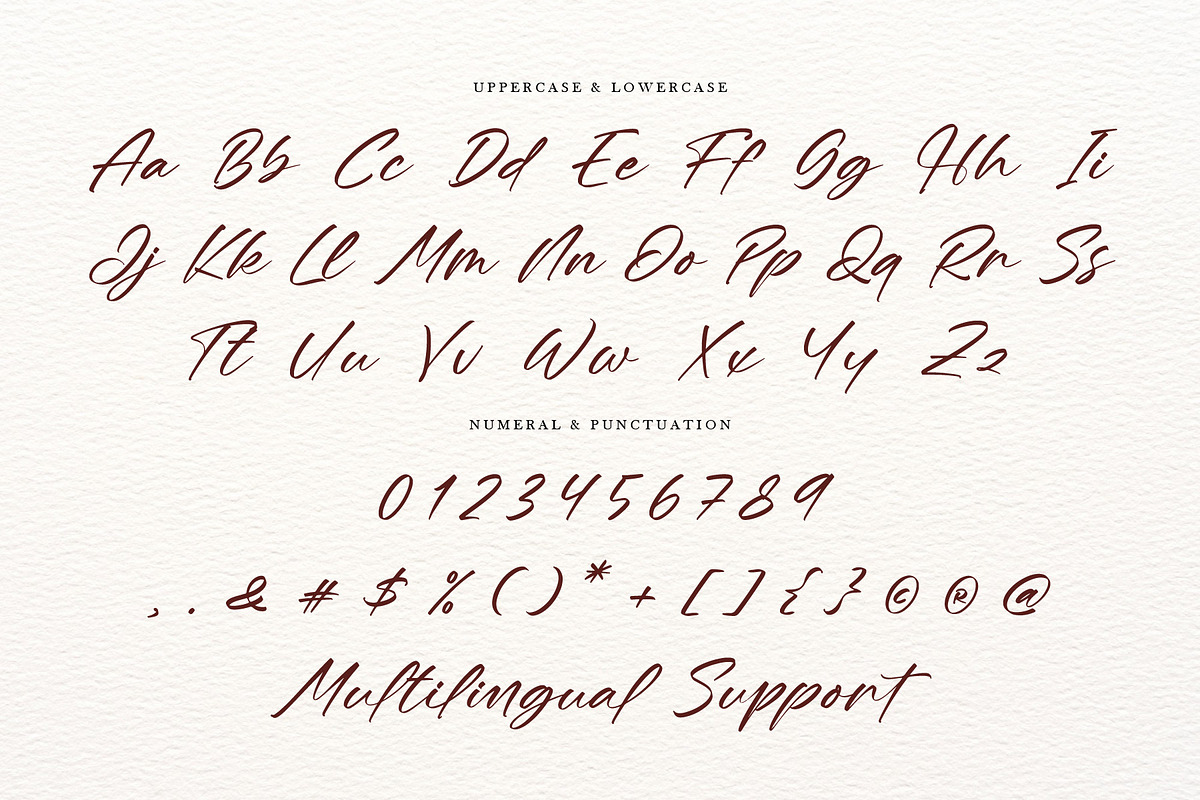 Rosyline - Stylish Script Font, a Script Font by Graha Type (Photo 7 of 8)