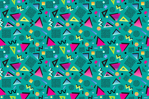 11 Abstract Memphis Patterns