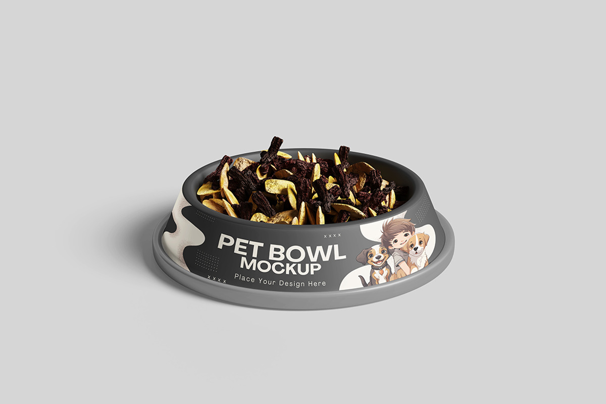 Pet Bowl Mockup, a Product Mockup by bimockup (Photo 2 of 6)