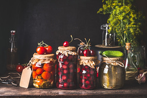 Preserved farm harvest
