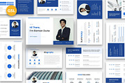Yourcv - Personal Resume GSlides, a Presentation Template by Fit-tee (Thumbnail 1 of 4)