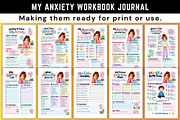 My Anxiety Workbook Journal, a Stationery Template by Designmela01 (Thumbnail 2 of 6)