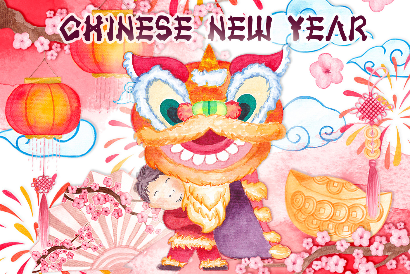 cute chinese new year clipart