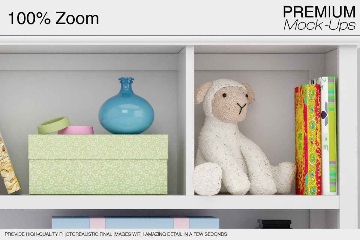 Nursery Wallpaper & Frames Mockups, a Product Mockup by mock-ups (Photo 22 of 23)