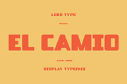 EL CAMIO — Retro/Modern Display Font, a Sans Serif Font by Mikey Weeks (Thumbnail 2 of 12)
