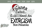 Santa funny Goth Christmas svg, an Object Graphic by Willow Paige Farms (Thumbnail 1 of 6)