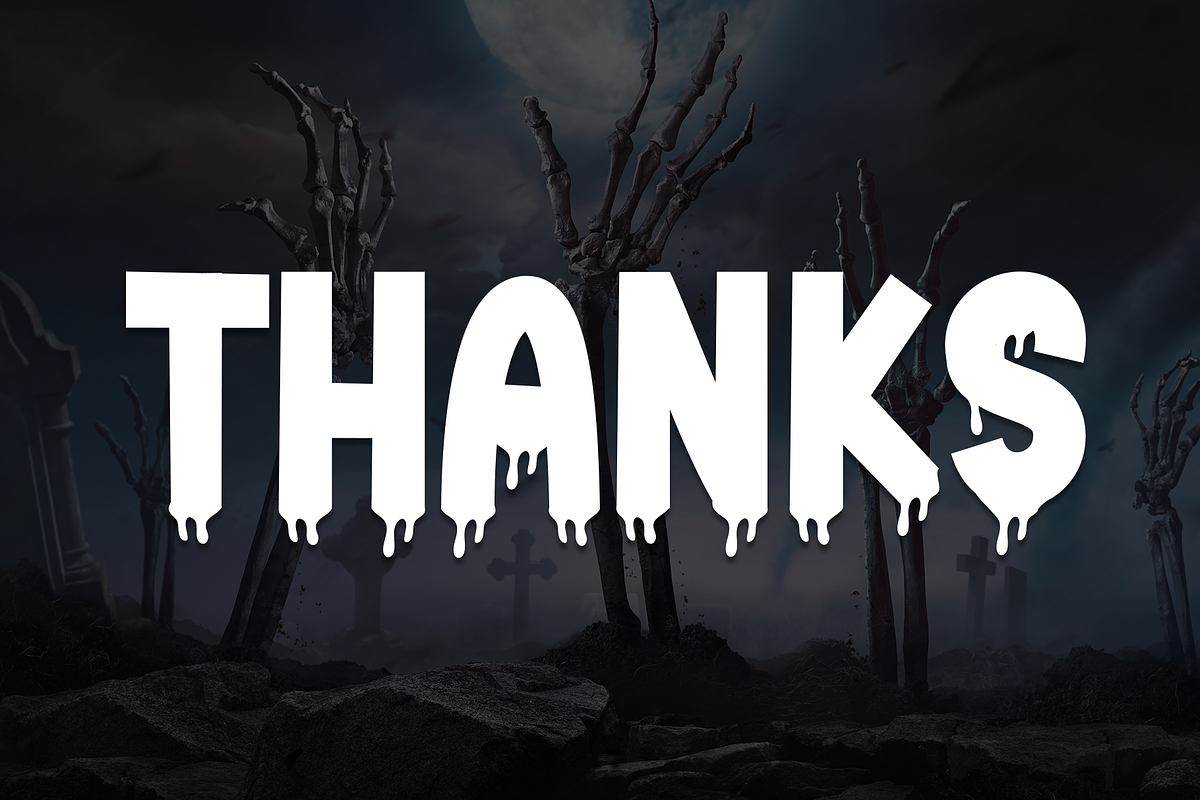 Super Scary | Script Font, a Script Font by Scratchones (Photo 8 of 8)