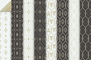 Set of vector seamless patterns, a Pattern Graphic by pattern shop