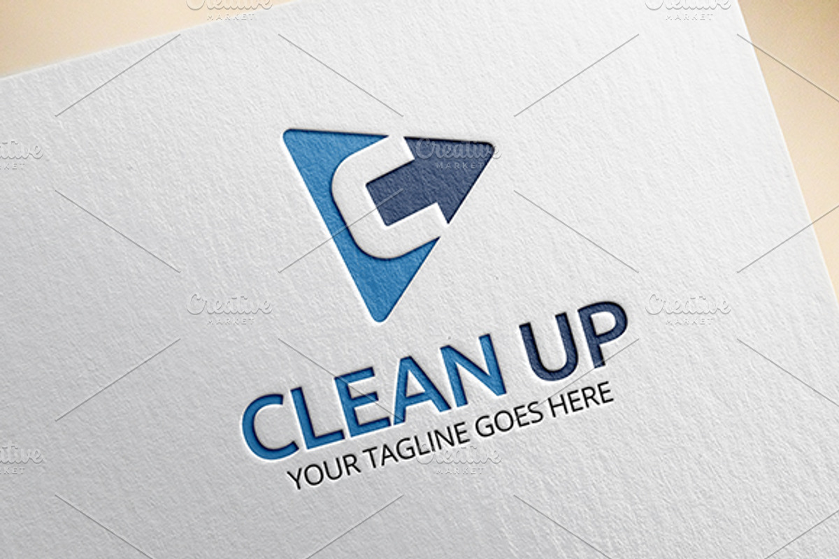 Clean Up - C Letter Logo, a Branding & Logo Template by EngoCreative.com (Photo 1 of 4)