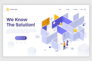 Isometric Solutions Mini. Part 16, a Templates & Theme by Andrew Kras Design (Thumbnail 3 of 18)