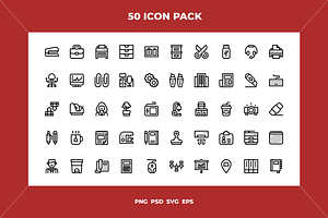 Workplace icons, an Outline Icon by Wencory