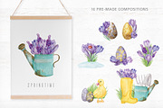 Crocus Clipart Collection, an Object Graphic by Kate Galunga Artstore (Thumbnail 5 of 7)
