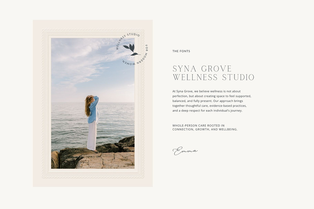 Modern Wellness Studio Brand Kit, a Branding & Logo Template by Ederra Design (Photo 17 of 17)