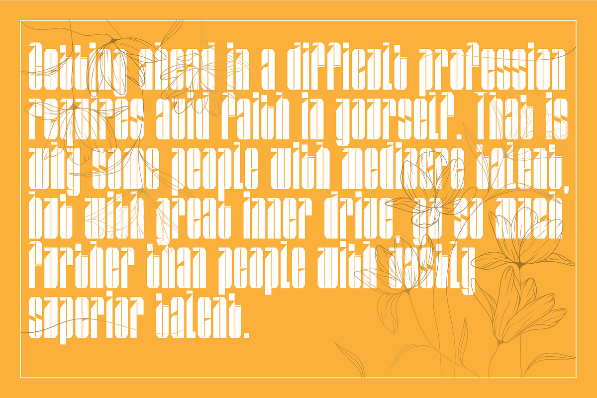 GIRAFFE CENTRE Font, a Sans Serif Font by 177Studio (Photo 3 of 7)
