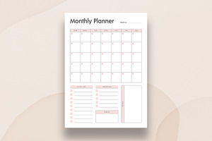 Canva Monthly Planner