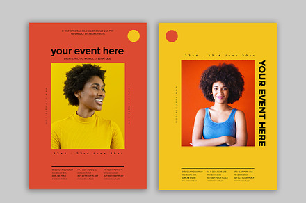 Minimalist Poster Design Layout, a Poster Template by wavebreak