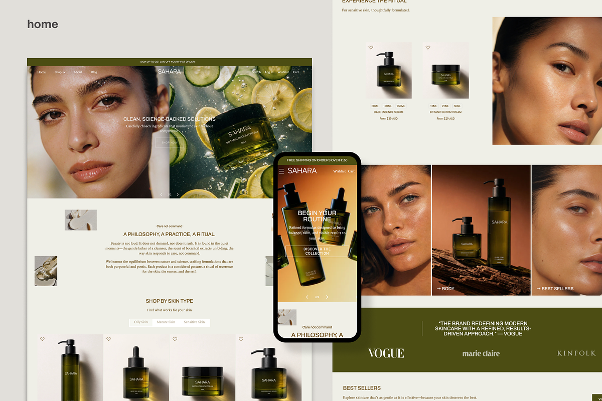 SAHARA 2.0 | Shopify Theme, a Shopify Template by Studio Mayde (Photo 3 of 9)