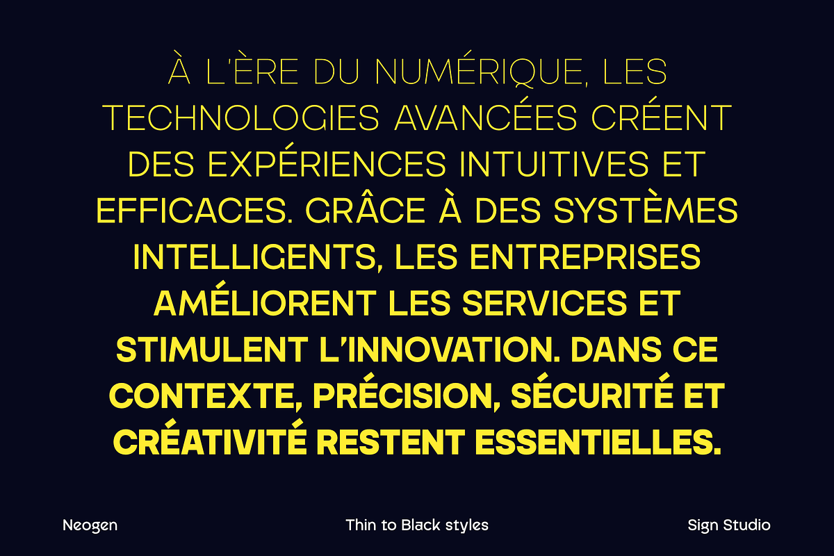 Neogen - Elegant Geometric Typeface, a Sans Serif Font by Sign Studio (Photo 12 of 15)