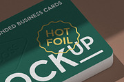 Rounded Business Cards Mockup Set, a Business Card Template by Dopestype (Thumbnail 3 of 5)