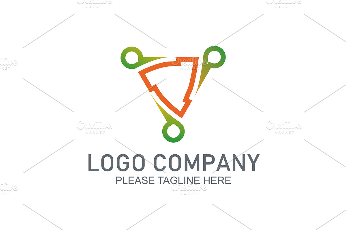 20 Logo Connecting Templates Bundle, a Branding & Logo Template by Friendesigns (Photo 20 of 21)