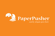 Paper Pusher Logo, a Branding & Logo Template by aaron robertson design (Thumbnail 4 of 4)