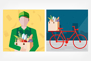 Set on delivery food, a Food Illustration by Good Studio (Thumbnail 2 of 3)