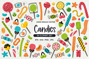 Candy Clipart Set