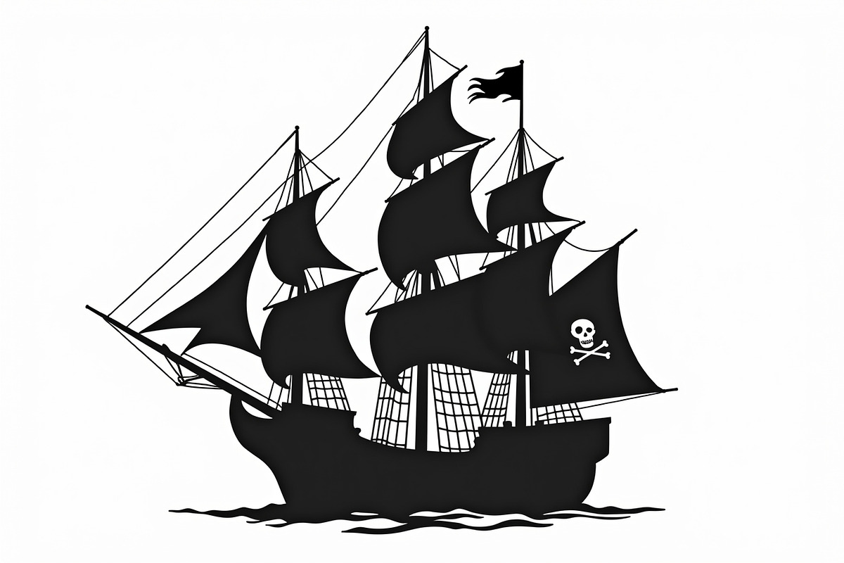 Vintage Sailing Ship Vector Pack, an Illustration by Creativeshirt (Photo 4 of 9)