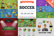 Soccer Themes, a Sport Illustration by TAlex (Thumbnail 1 of 7)