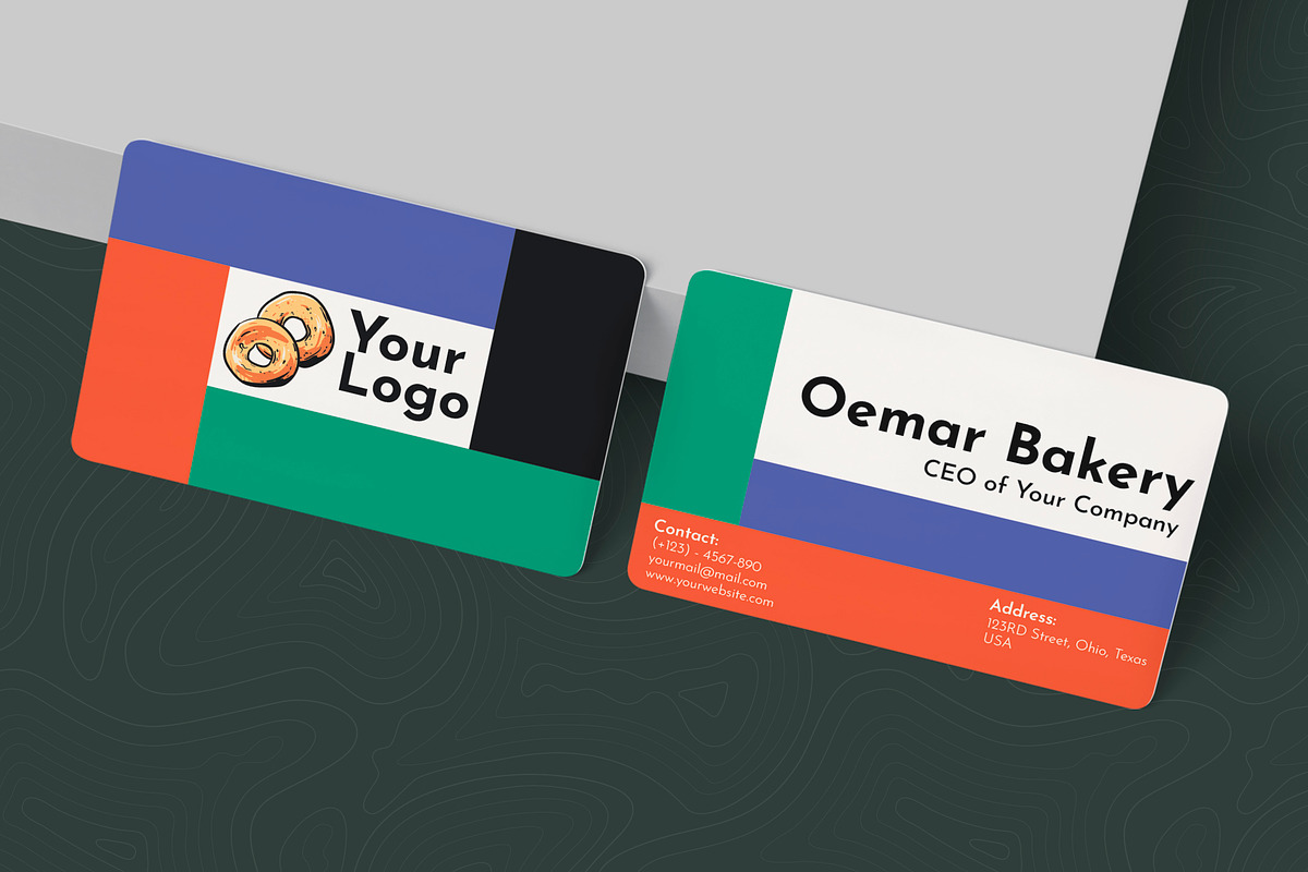 Bakery Promotion Business Card, a Business Card Template by Esensifiksi.studio (Photo 2 of 2)
