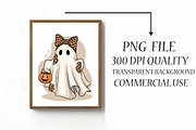Leopard Coquette Ghost PNG, an Illustration by Libby Wishes (Thumbnail 2 of 6)