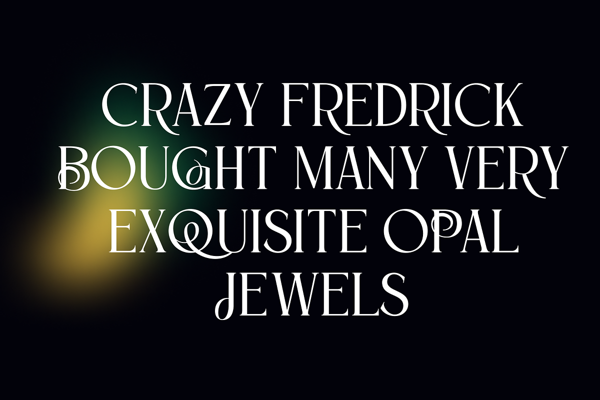 Glique Serif Display, a Font by Fitrah Type (Photo 4 of 13)