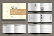 Modern Course Workbook Layout, a Brochure Template by ContestDesign (Thumbnail 1 of 5)
