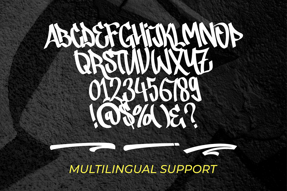 Blazone – Graffiti Font, a Handwritten Font by MJB Letters (Photo 10 of 10)