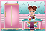 Velcro game for kids Olivia's House, a Brochure Template by MYAFKA (Thumbnail 9 of 15)