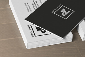 Stacked Business Card Mockups