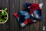 Patriotic Red Blue Animal Fur Paper, a Pattern Graphic by Creative Store (Thumbnail 3 of 5)