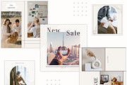50 Canva templates (stories & feed), a Social Media Template by KaluginaWEB (Thumbnail 4 of 13)