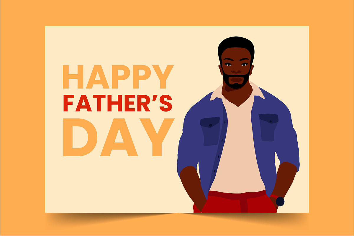 Happy Fathers Day Card, a Card Template by nataliemukundu (Photo 1 of 2)