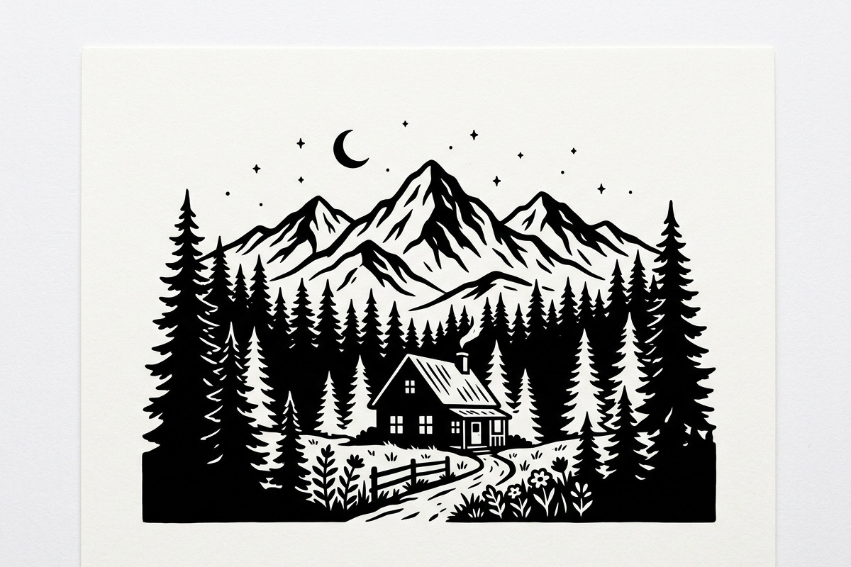 Majestic Pine Trees SVG, a Finance Illustration by Amazin_art (Photo 5 of 34)