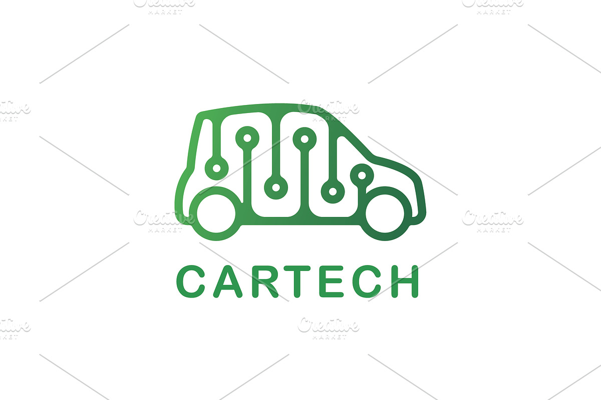 Car Tech Simple Logo for Business, a Branding & Logo Template by Logo Loom (Photo 2 of 3)