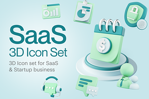 Saasy - SaaS 3D Icon Set