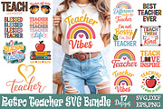Retro Teacher SVG Bundle, an Object Graphic by DollarSmart (Thumbnail 1 of 5)