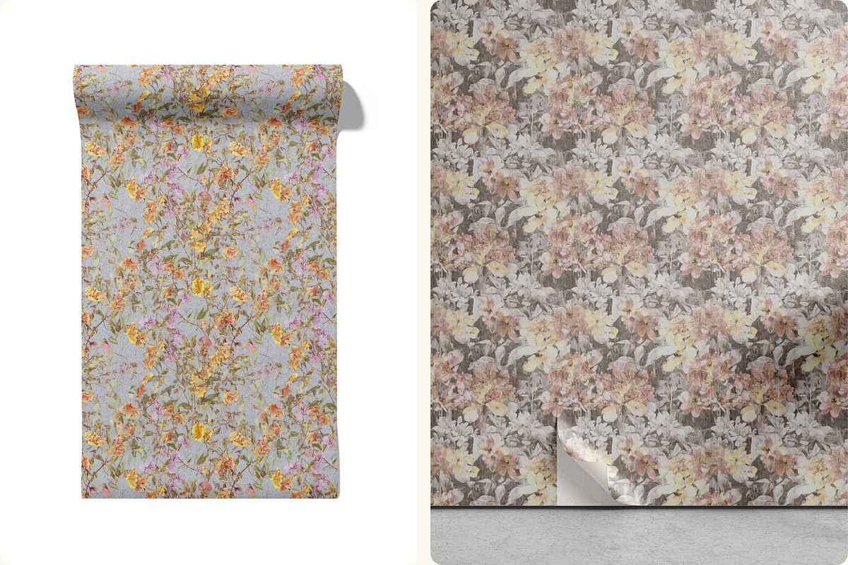 Lilac Haze Vintage Wildflowers, a Pattern Graphic by Ninterints (Photo 8 of 10)