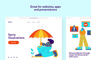 Secry Illustrations, a Person Illustration by Welovegraphics (Thumbnail 4 of 8)