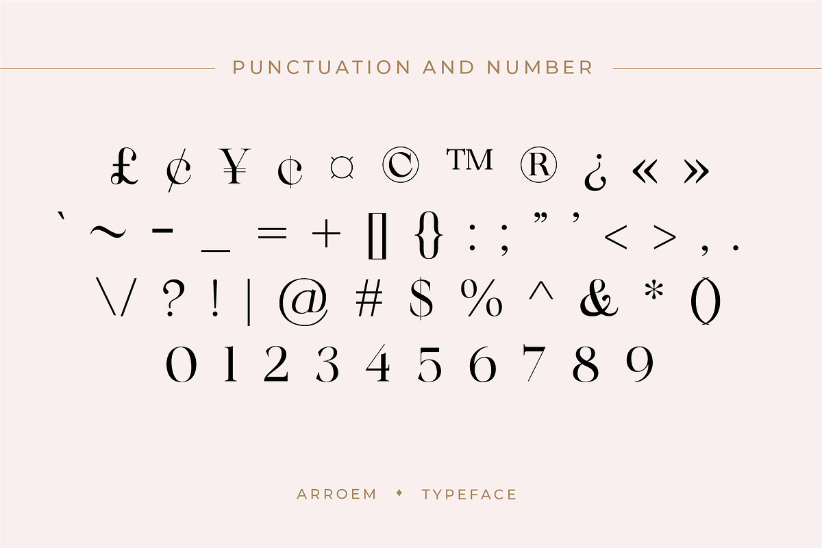 Arroem - Serif Display Font, a Serif Font by Vesvocrea (Photo 14 of 15)