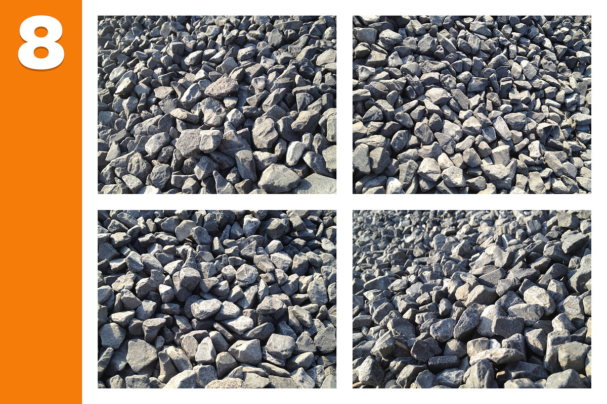 8 Stone Textures, a Texture Graphic by Riccardo Anelli (Photo 2 of 3)